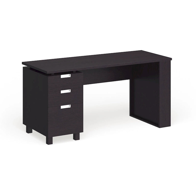 Morr Modern Espresso 59-inch Wood 2-Drawer Computer Desk by Furniture of America