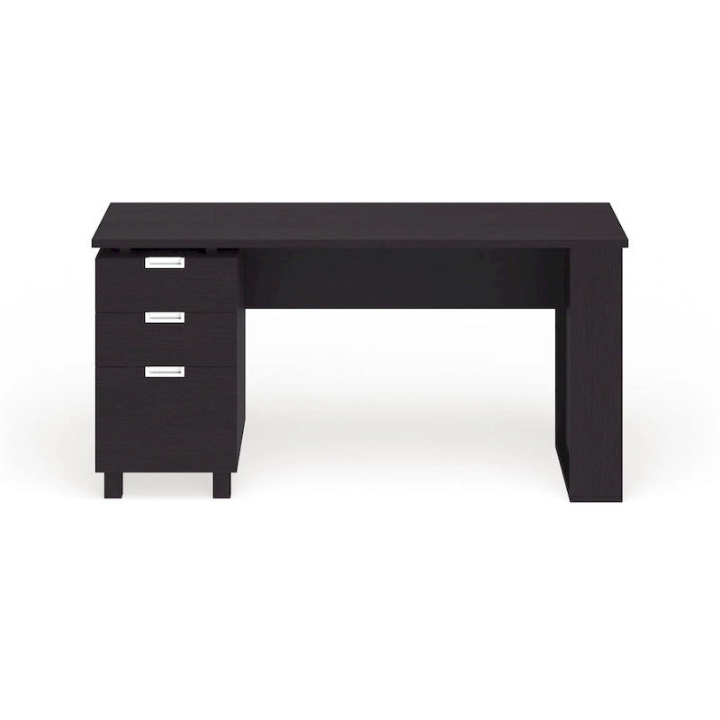 Morr Modern Espresso 59-inch Wood 2-Drawer Computer Desk by Furniture of America