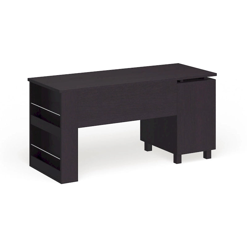Morr Modern Espresso 59-inch Wood 2-Drawer Computer Desk by Furniture of America