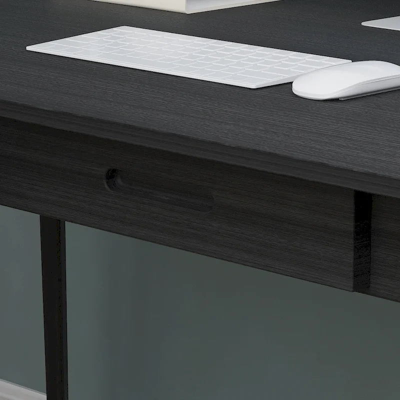 Kerrogee 47.2 Wood Computer Desk with 2 Drawers - 4 Colors