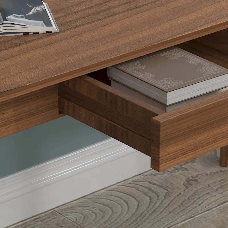 Kerrogee 47.2 Wood Computer Desk with 2 Drawers - 4 Colors