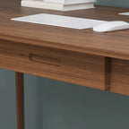 Kerrogee 47.2 Wood Computer Desk with 2 Drawers - 4 Colors