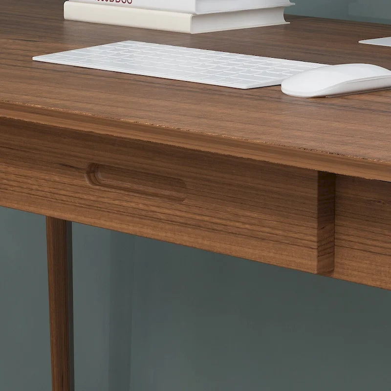 Kerrogee 47.2 Wood Computer Desk with 2 Drawers - 4 Colors