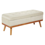 OS Home and Office Furniture Model Katheryn Storage Bench - Linen