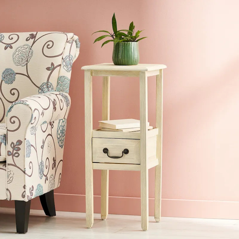 Rivera Acacia Wood Accent Table by Christopher Knight Home