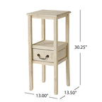 Rivera Acacia Wood Accent Table by Christopher Knight Home