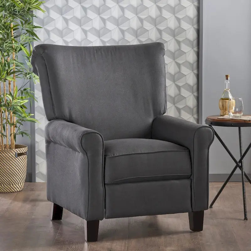 Thalia Traditional Fabric Recliner by Christopher Knight Home