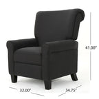 Thalia Traditional Fabric Recliner by Christopher Knight Home