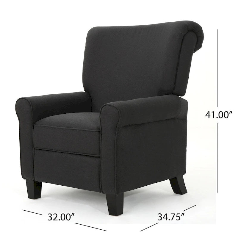 Thalia Traditional Fabric Recliner by Christopher Knight Home