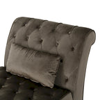 Rubie Modern Glam Tufted Velvet Chaise Lounge by Christopher Knight Home