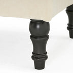 Jeremy Modern Tufted Fabric Pillow Top Ottoman by Christopher Knight Home