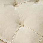 Jeremy Modern Tufted Fabric Pillow Top Ottoman by Christopher Knight Home