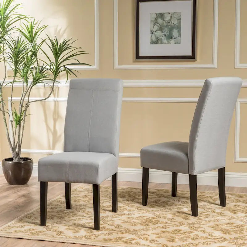 Pertica Fabric Dining Chairs (Set of 2) by Christopher Knight Home - 17.75 L x 25.50 W x 39.75 H