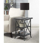 Convenience Concepts Brookline End Table with Shelves