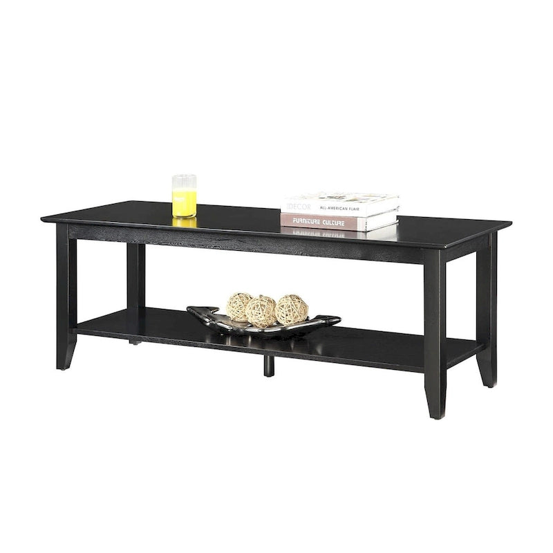 Convenience Concepts American Heritage Coffee Table with Shelf