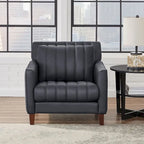 Hydeline Ennis Top Grain Leather Sofa and Chair Set - Sofa, Chair