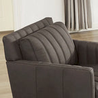 Hydeline Ennis Top Grain Leather Sofa and Chair Set - Sofa, Chair