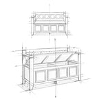 WYNDENHALL Halifax 48 inch Wide Solid Wood Transitional Entryway Bench - 48 Inches wide