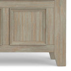 WYNDENHALL Halifax 48 inch Wide Solid Wood Transitional Entryway Bench - 48 Inches wide
