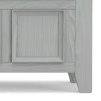 WYNDENHALL Halifax 48 inch Wide Solid Wood Transitional Entryway Bench - 48 Inches wide