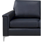 Lessa Modern Premium Top Grain Leather Sofa and Chair Set