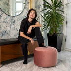 Belgique Velvety Indoor Pouf by Gouchee Home