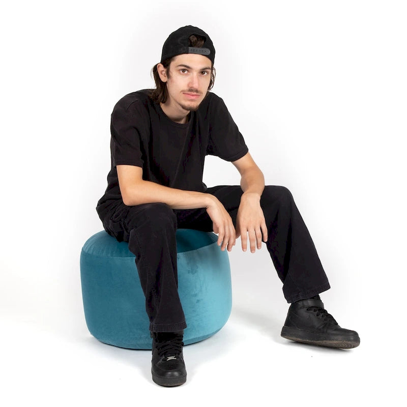 Belgique Velvety Indoor Pouf by Gouchee Home