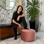 Belgique Velvety Indoor Pouf by Gouchee Home