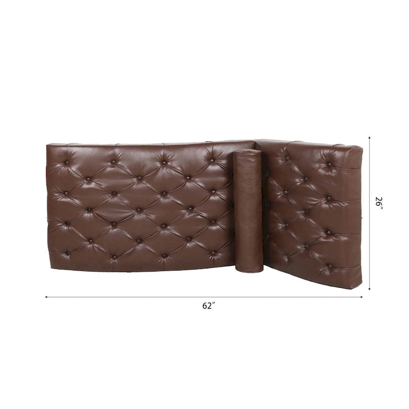 62W Upholstered Chaise Lounge