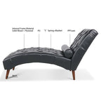 62W Upholstered Chaise Lounge