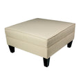 MJL Furniture Madison Squared Upholstered Welted Oversized Ottoman