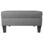 MJL Furniture Madison Squared Upholstered Welted Oversized Ottoman