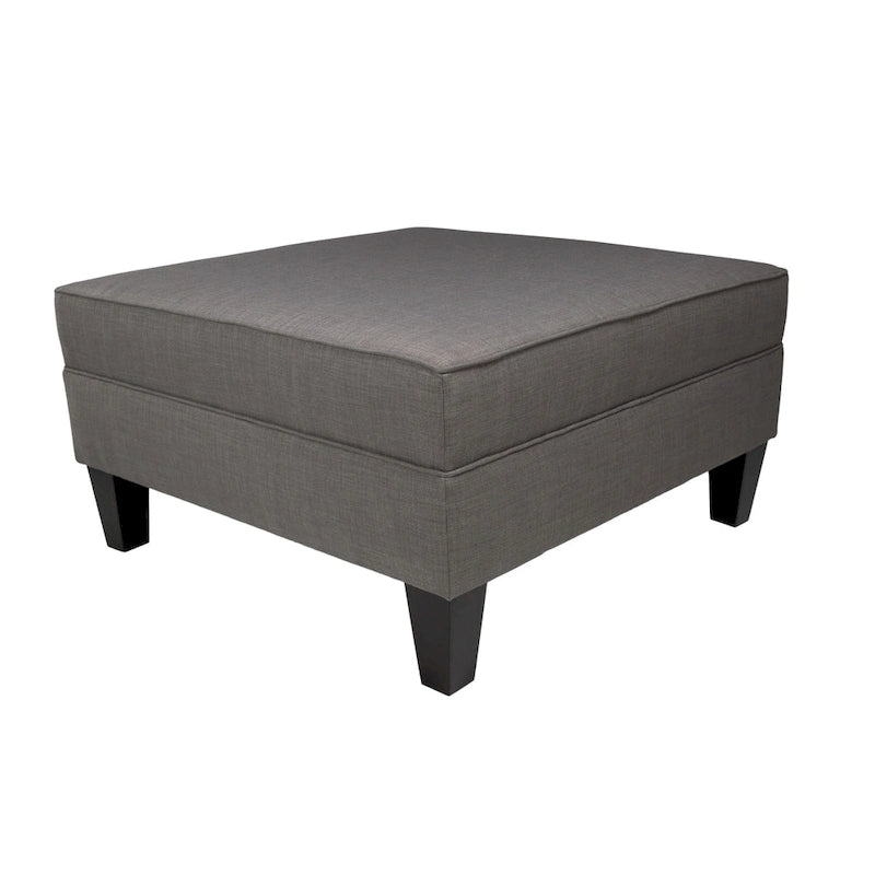 MJL Furniture Madison Squared Upholstered Welted Oversized Ottoman