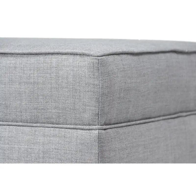 MJL Furniture Madison Squared Upholstered Welted Oversized Ottoman