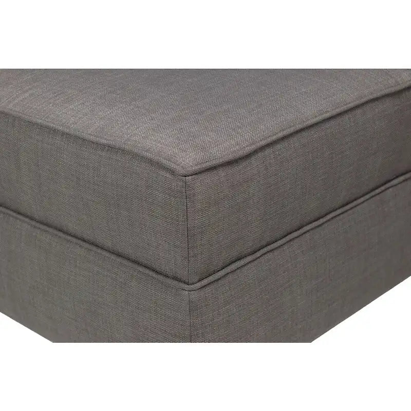 MJL Furniture Madison Squared Upholstered Welted Oversized Ottoman