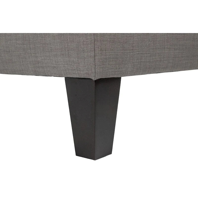 MJL Furniture Madison Squared Upholstered Welted Oversized Ottoman