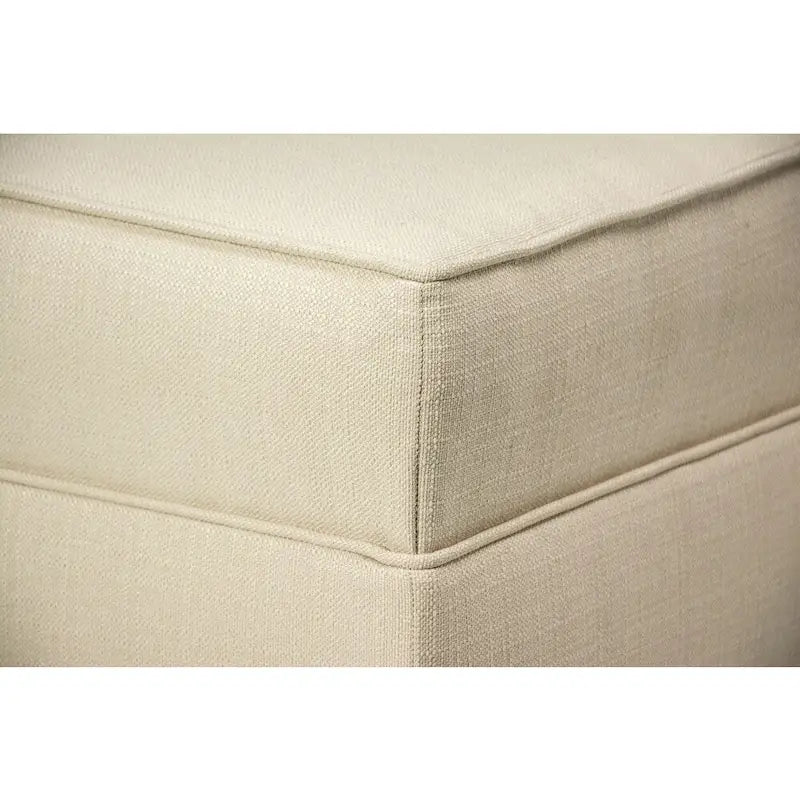 MJL Furniture Madison Squared Upholstered Welted Oversized Ottoman