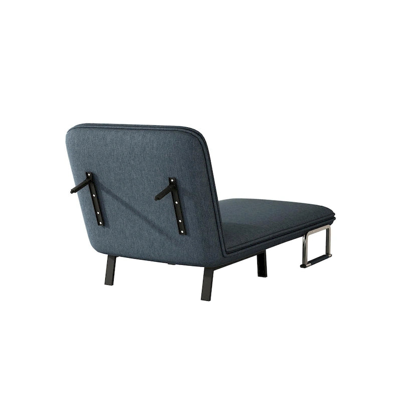 Convertible Tri-Fold Sofa Bed with Adjustable Backrest & Pillow