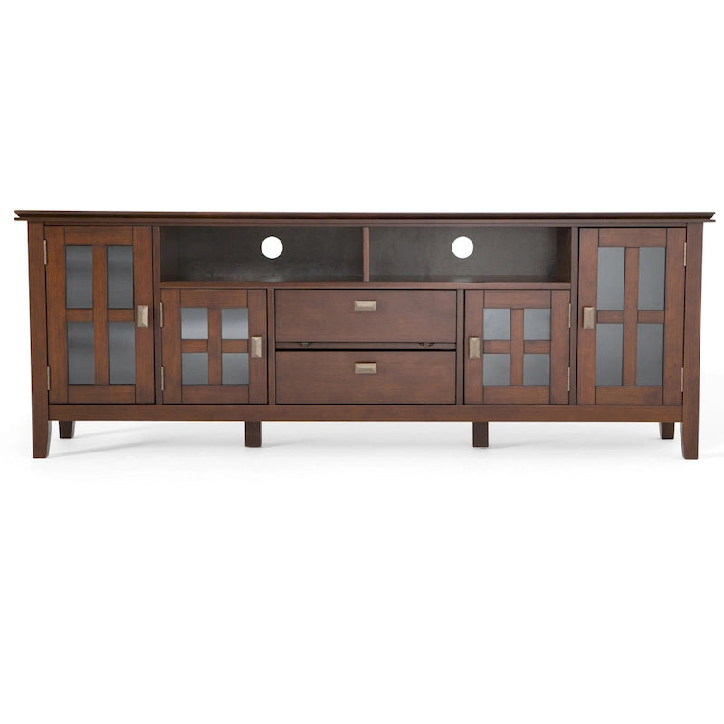 WYNDENHALL Stratford SOLID WOOD 72 Wide TV Media Stand For TVs up to 80