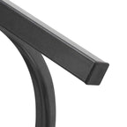 Grondin 20.67 Round End Table with Sintered Stone Table Top and Metal Frame, Modern Style Side Table with Non-Slip Foot Pads