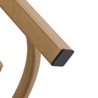 Grondin 20.67 Round End Table with Sintered Stone Table Top and Metal Frame, Modern Style Side Table with Non-Slip Foot Pads