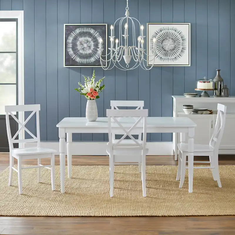 Simple Living 5-piece Albury Cross Back Dining Set