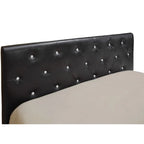 Furniture of America Luxi Modern Tufted Faux Leather Headboard