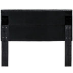 Furniture of America Luxi Modern Tufted Faux Leather Headboard