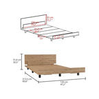 TUHOME Kaia Bed Base with Headboard, Twin