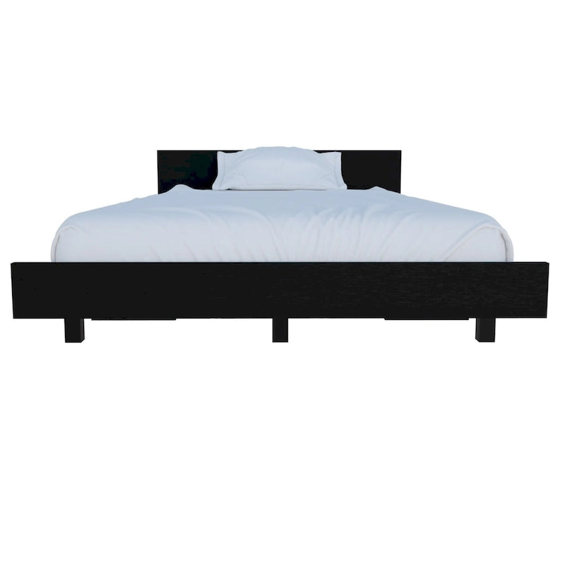 TUHOME Kaia Bed Base with Headboard, Twin