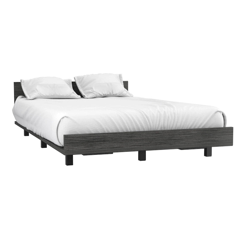 TUHOME Kaia Bed Base with Headboard, Twin