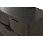 Roundhill Furniture Belani Wood Panel Bed Set, Bed, Dresser, Mirror, Two Nightstands, and Chest, Espresso