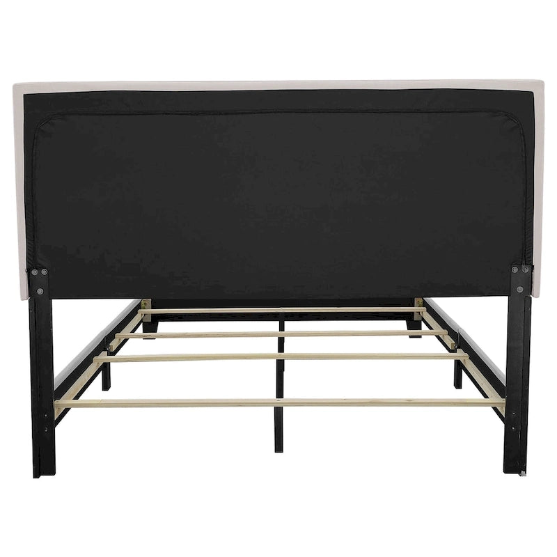 Boyd Transitional Fabric Upholstered Panel Bed