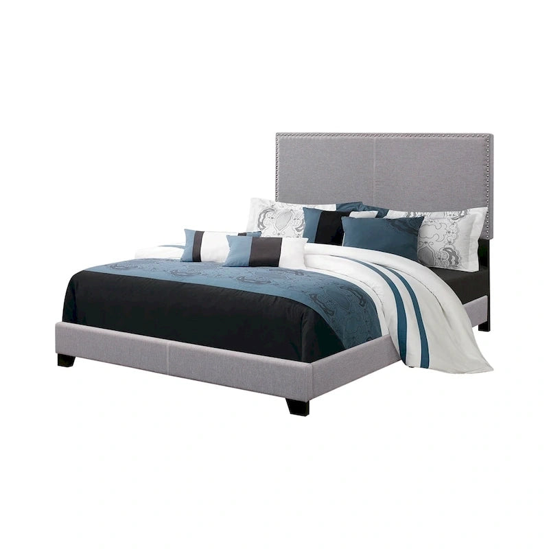 Boyd Transitional Fabric Upholstered Panel Bed